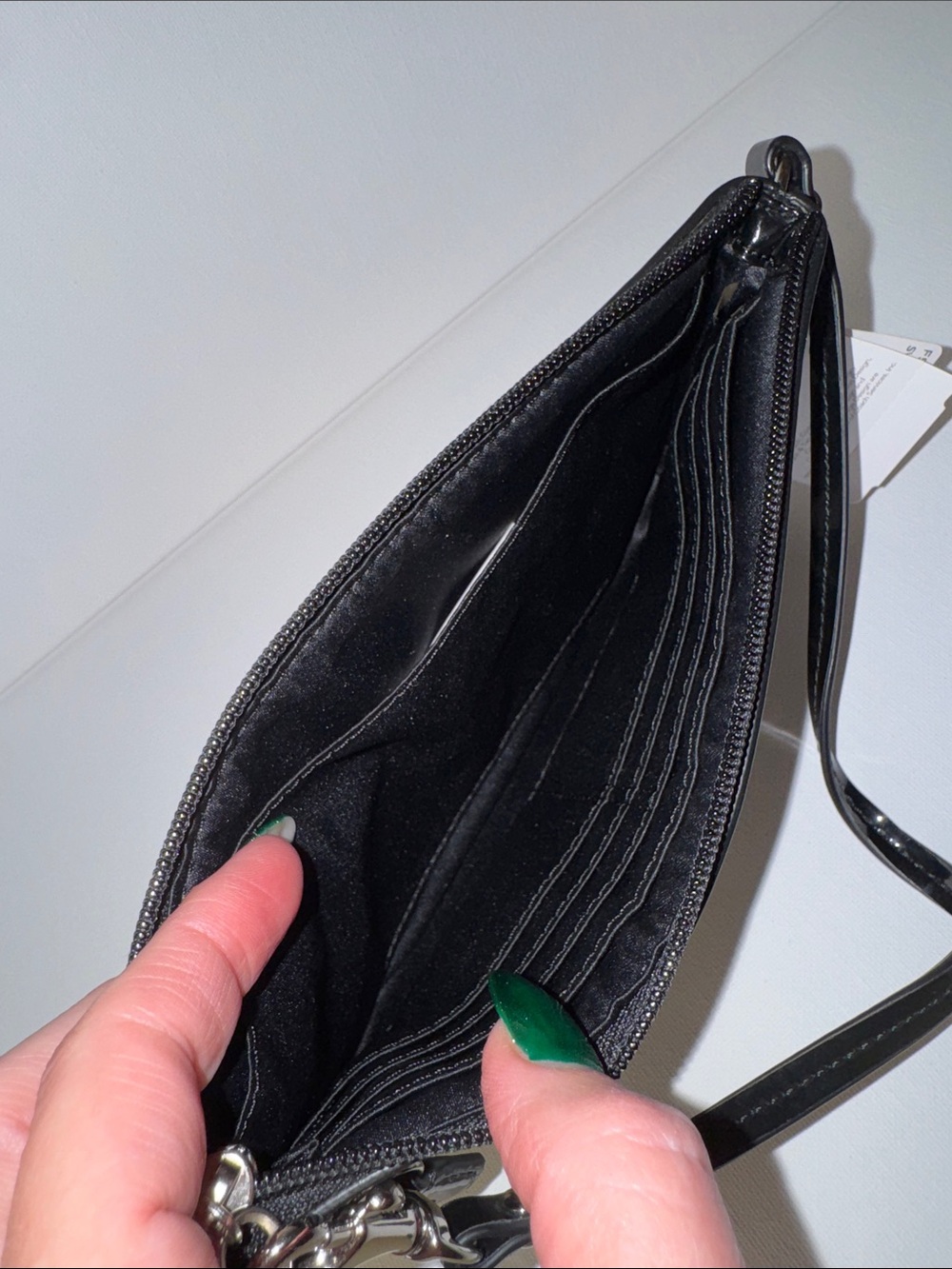 Coach Black Dream C Signature Print Wristlet - Picture 3 of 8